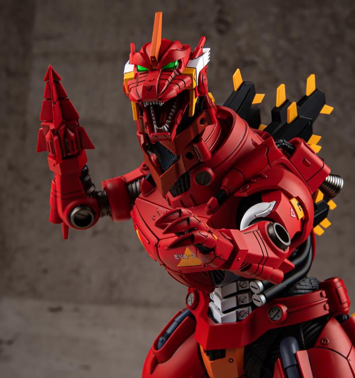 Godzilla vs. Evangelion Mechagodzilla (Type-3 Kiryu EVA Unit-02 Color Ver.) Exclusive Model Kit Gallery Image 19