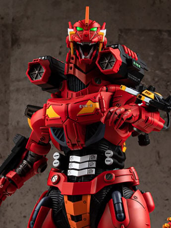 Godzilla vs. Evangelion Mechagodzilla (Type-3 Kiryu EVA Unit-02 Color Ver.) Exclusive Model Kit Gallery Image 2