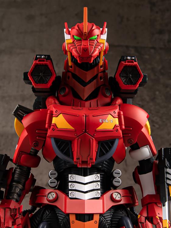 Godzilla vs. Evangelion Mechagodzilla (Type-3 Kiryu EVA Unit-02 Color Ver.) Exclusive Model Kit Gallery Image 12
