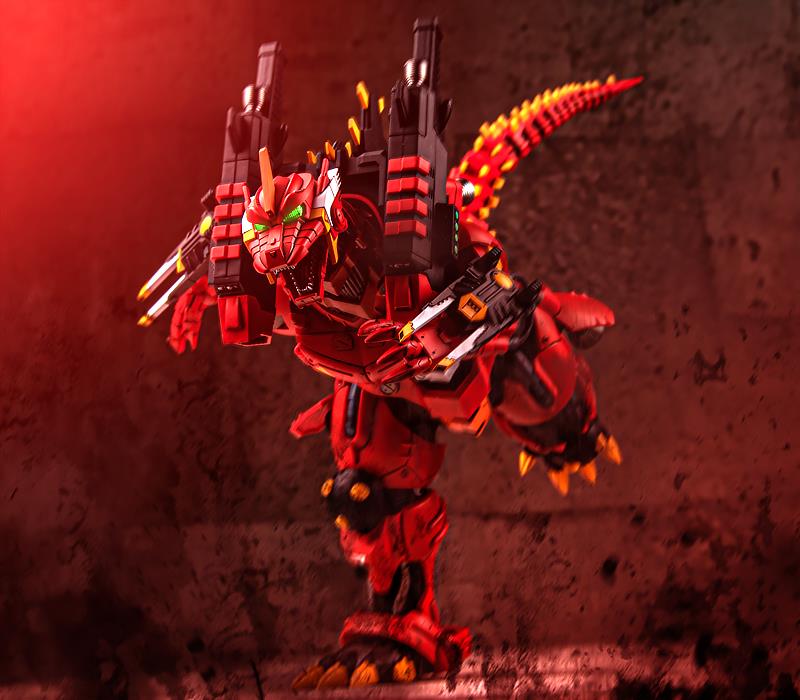 Godzilla vs. Evangelion Mechagodzilla (Type-3 Kiryu EVA Unit-02 Color Ver.) Exclusive Model Kit Gallery Image 25