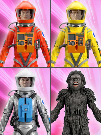 2001: A Space Odyssey ULTIMATES! Wave 1 Set of 4 Action Figures