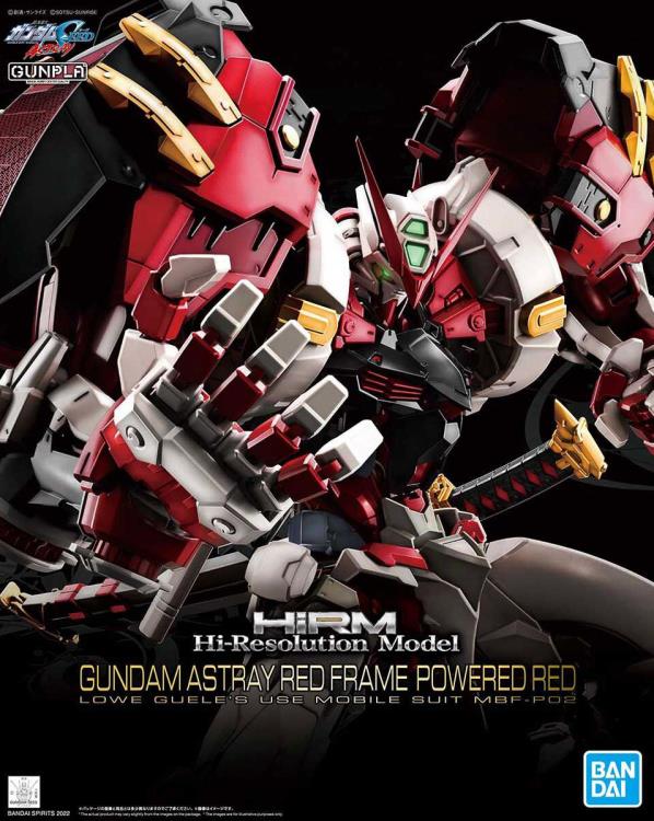 Mobile Suit Gundam SEED Astray Hi-Resolution Gundam Astray Red Frame Powered Red 1/100 Scale Model Kit Gallery Image 10