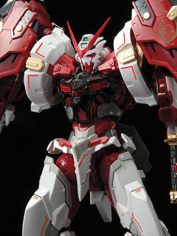 Mobile Suit Gundam SEED Astray Hi-Resolution Gundam Astray Red Frame Powered Red 1/100 Scale Model Kit Gallery Image 2