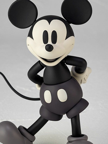 Monochrome Mickey Mouse | Vintage Mickey Mouse Figure