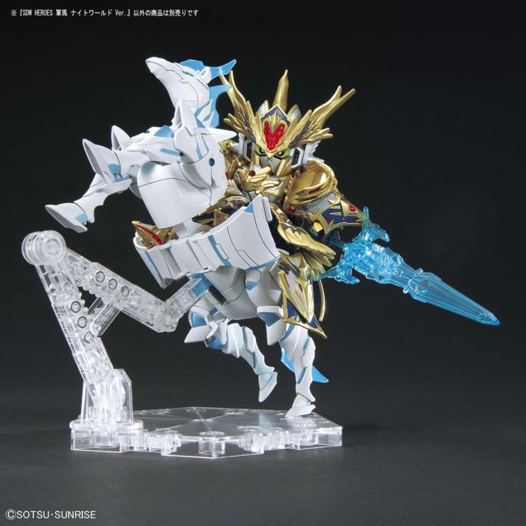 SD Gundam World Heroes SDW Heroes War Horse (Knight World Ver.) Model Kit Gallery Image 6