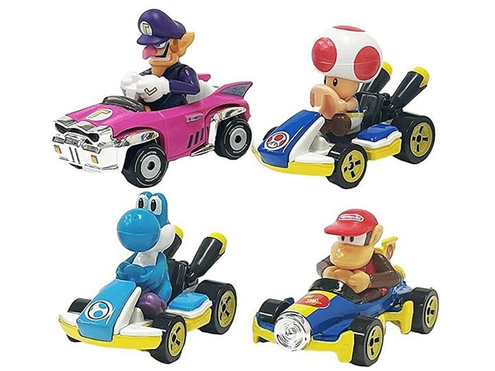 Mario Kart Hot Wheels Die-Cast Four-Pack Mix 4 Gallery Image 1