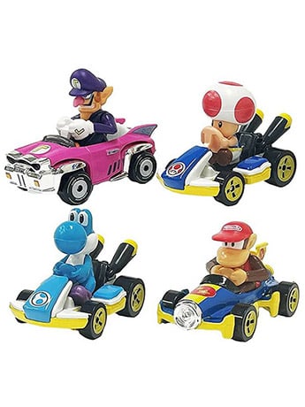 Mario Kart Hot Wheels Die-Cast Four-Pack Mix 4 Gallery Image 2