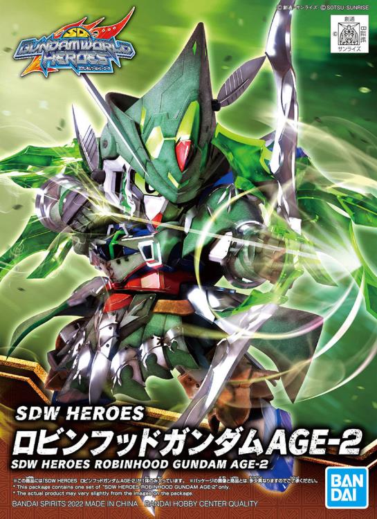 SD Gundam World Heroes SDW Heroes Robin Hood Gundam Age-2 Model Kit Gallery Image 7