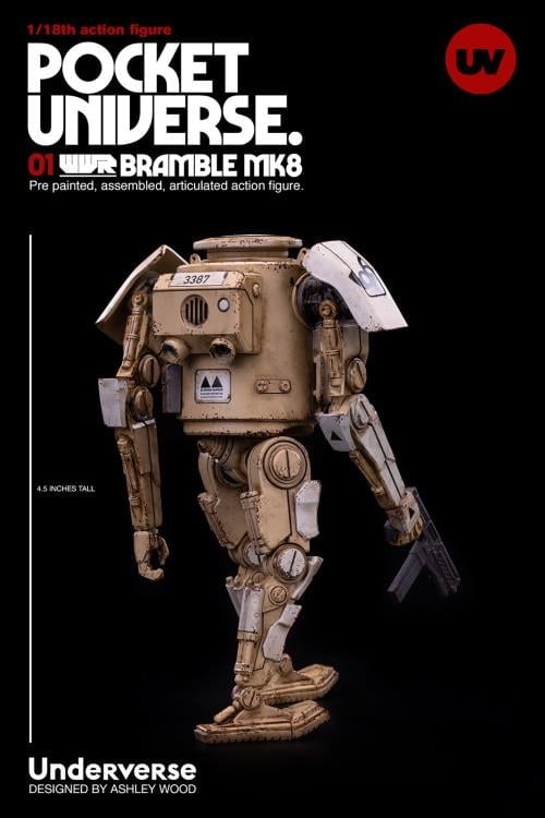 アンダーバース 1/18 UV 666 CORP BRAMBLE MK8 World War Robot Pocket Universe Bramble MK8 (666 Corp) 1/18 Scale