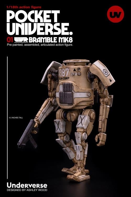 World War Robot Pocket Universe Bramble MK8 (666 Corp) 1/18 Scale