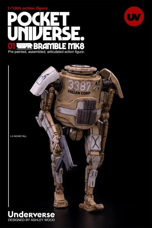 World War Robot Pocket Universe Bramble MK8 (666 Corp) 1/18 Scale