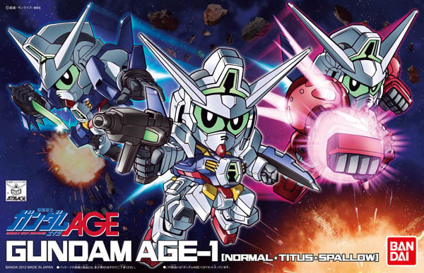 Mobile Suit Gundam AGE BB Senshi #369 SD AGE-1 Gundam AGE-1 (Normal Titus Spallow) Model Kit Gallery Image 5