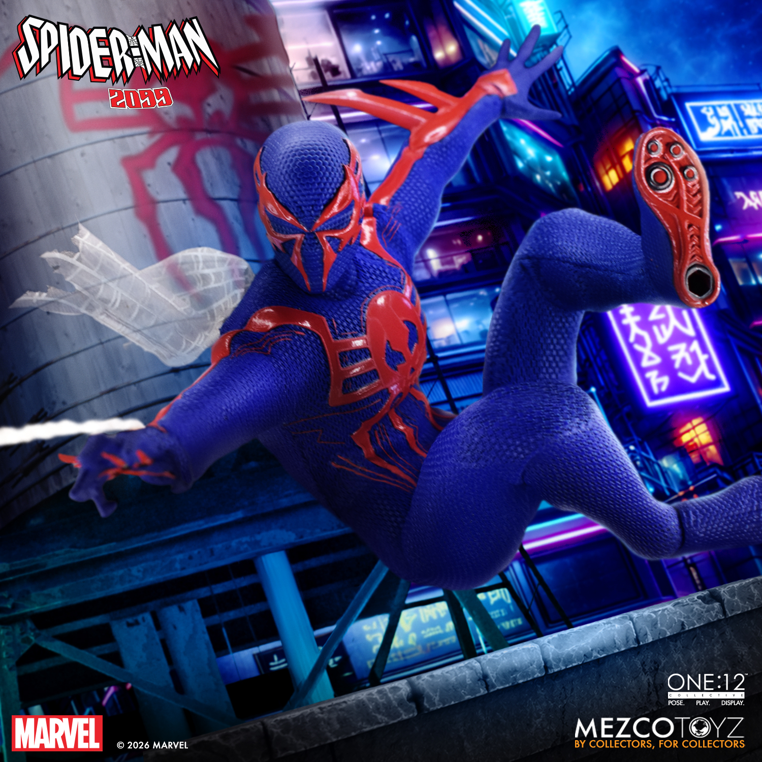 Marvel One:12 Collective Spider-Man 2099 Action Figure Gallery Image 6