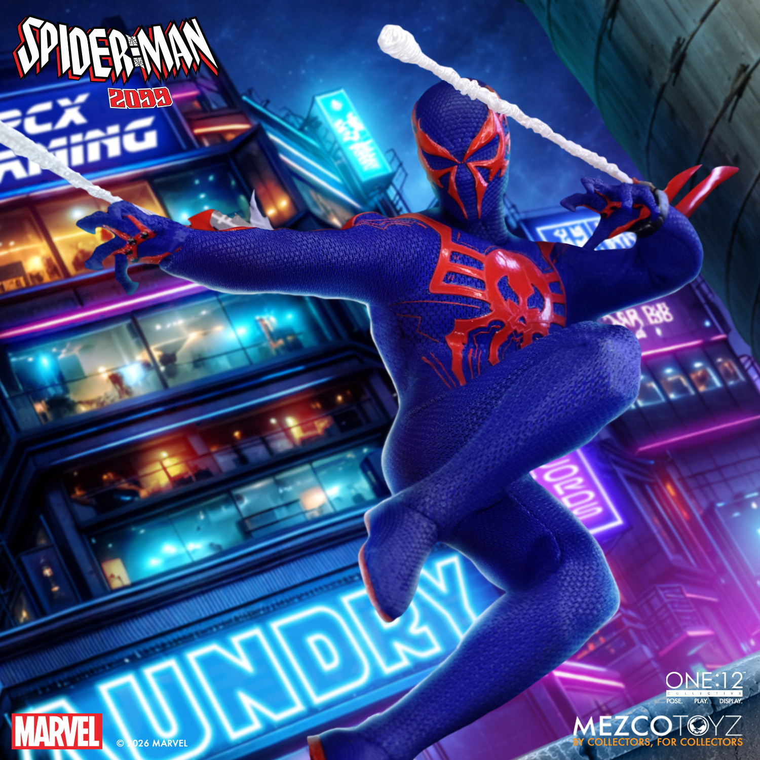 Marvel One:12 Collective Spider-Man 2099 Action Figure Gallery Image 5