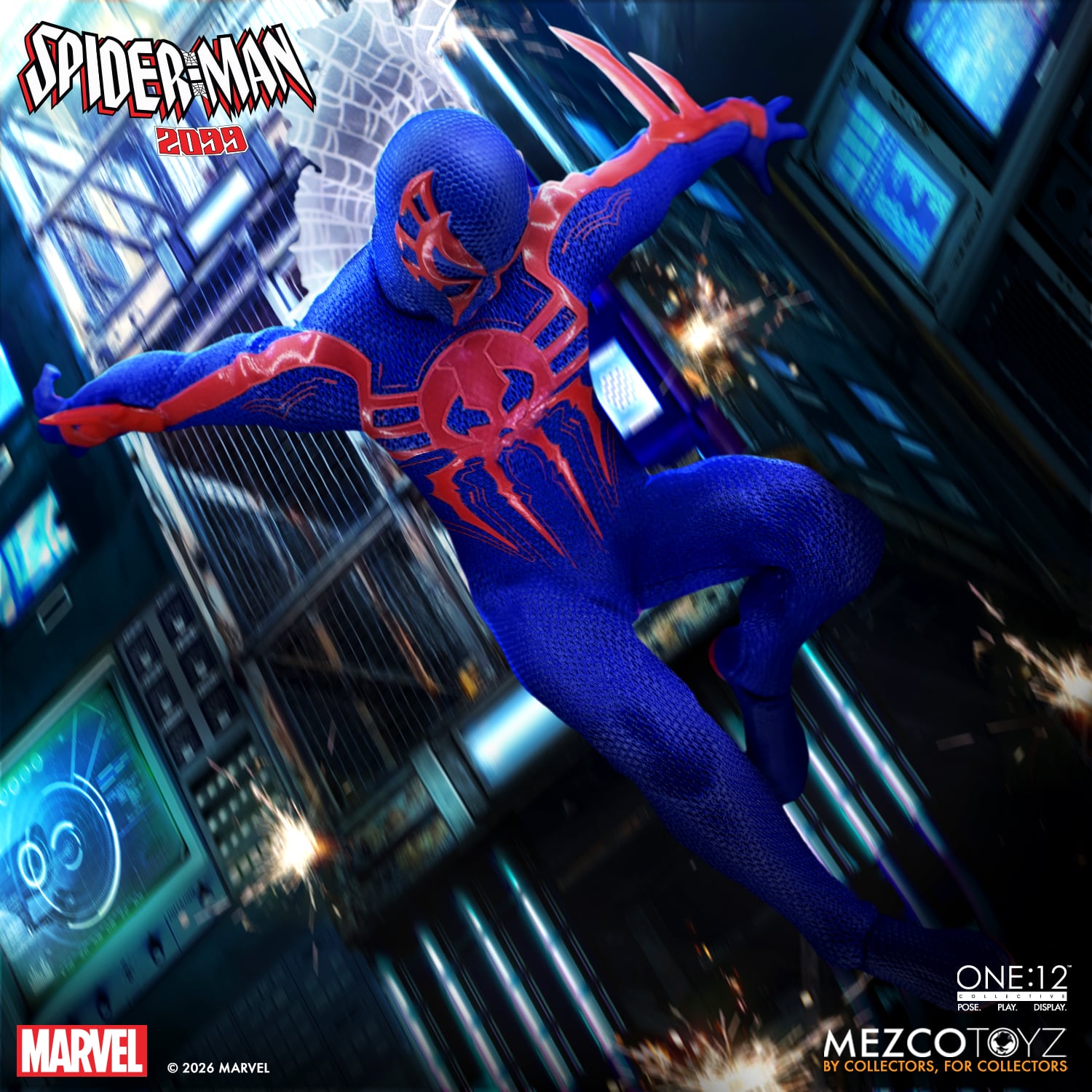 mezco one12 スパイダーマン2099 One:12 Collective Spider-Man 2099 | Mezco Toyz