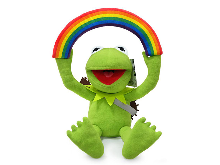 The Muppets Rainbow Connection Kermit 13" Plush Gallery Image 1
