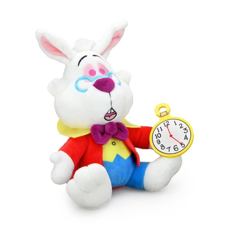 Alice in Wonderland Phunny White Rabbit 8" Plush Gallery Image 7