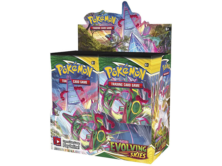 pokemon trading card game evolving skies Booster Box Factory Sealed joined by Dragonite V Evolving Skies Pokmon Binder W/exact
