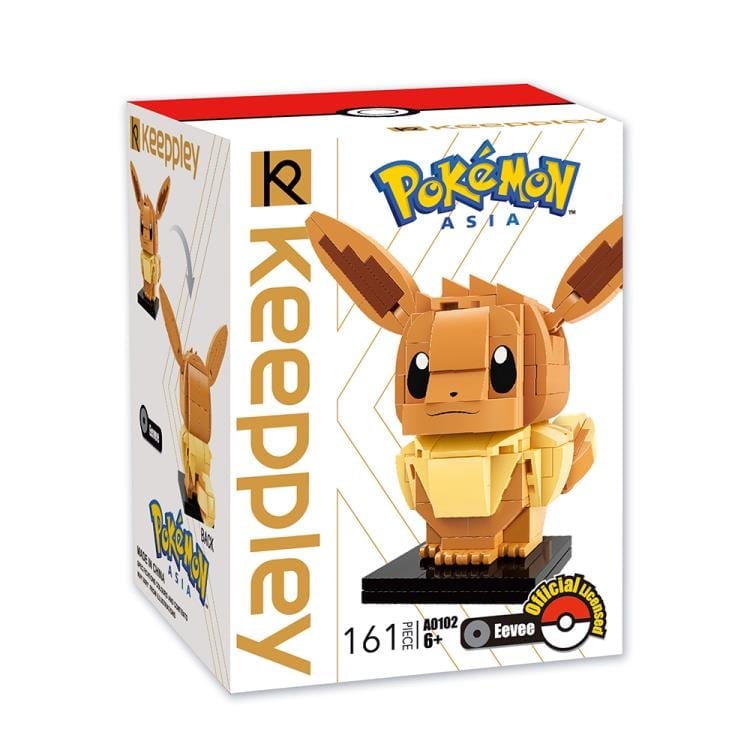 Pokemon Eevee Qman Building Blocks Toy Set Gallery Image 4