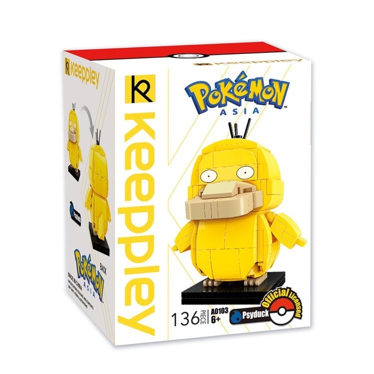 Pokemon Psyduck Qman Building Blocks Toy Set Gallery Image 4