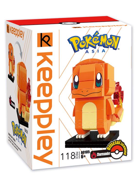 Pokemon Charmander Qman Building Blocks Toy Set Gallery Image 4