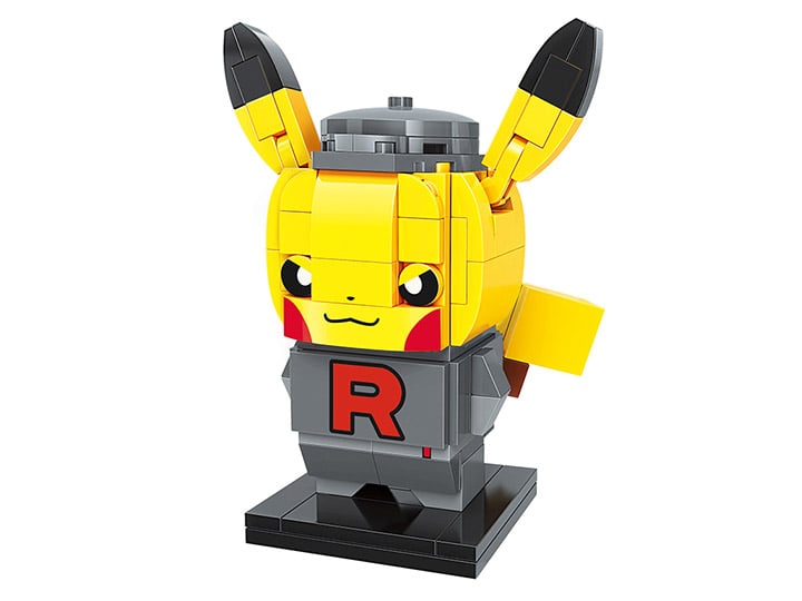 Pokemon Team Rocket Pikachu Qman Building Blocks Toy Set Gallery Image 1