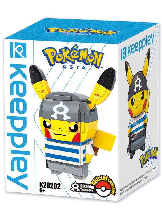 Pokemon Team Aqua Pikachu Qman Building Blocks Toy Set Gallery Image 5