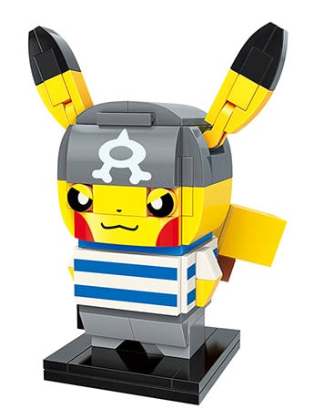 Pokemon Team Aqua Pikachu Qman Building Blocks Toy Set Gallery Image 2