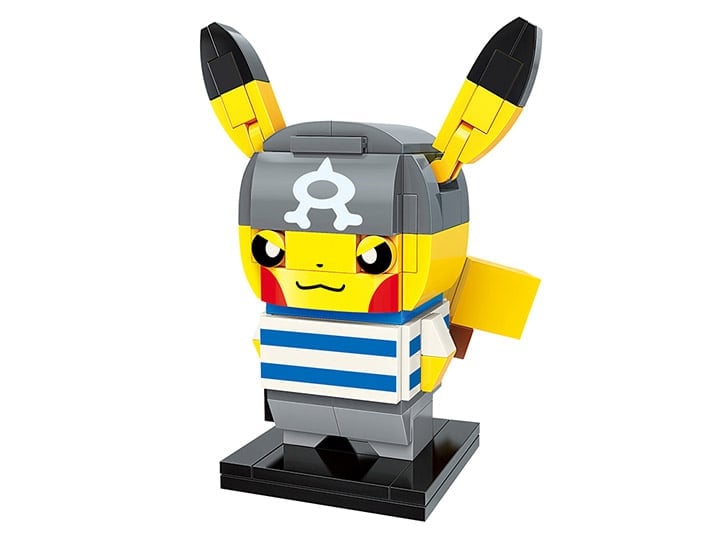 Pokemon Team Aqua Pikachu Qman Building Blocks Toy Set Gallery Image 1