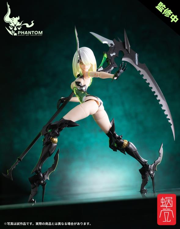"Genki Kikaku" Phantom-001 Hotaru Reverse Change 1/12 Scale Exclusive Complete Model Action Figure Set Gallery Image 10