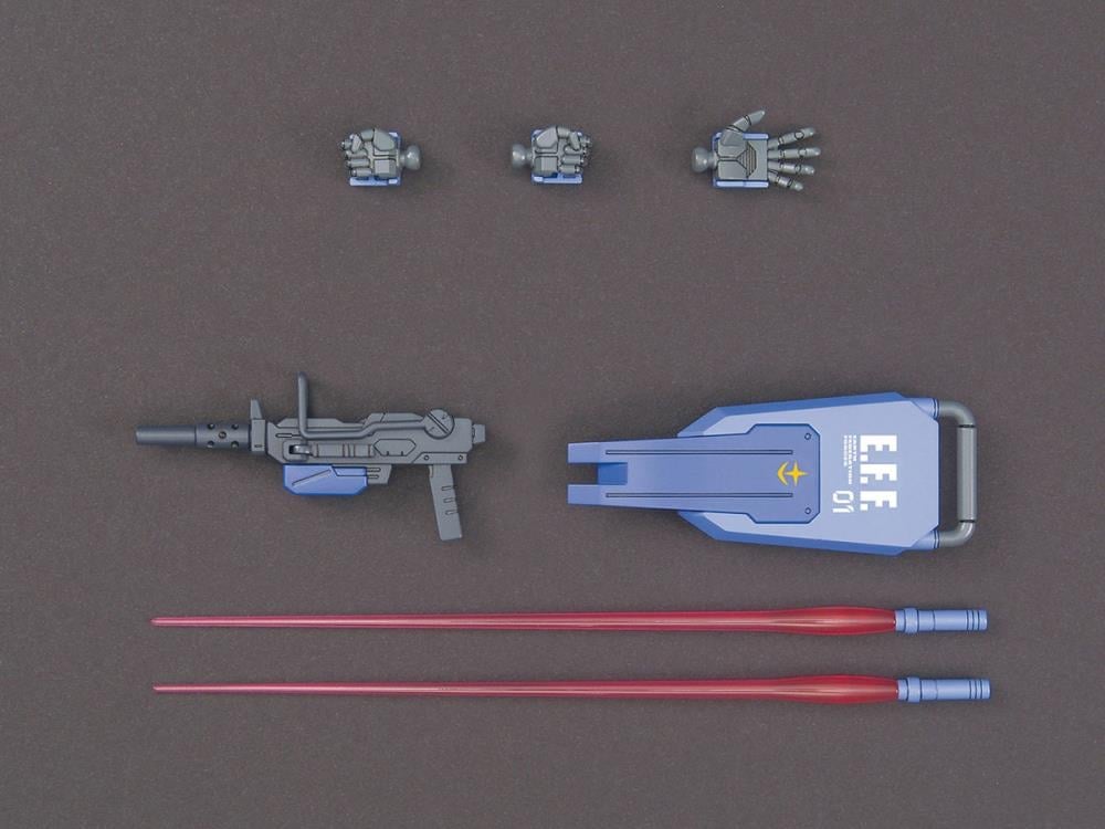 Mobile Suit Gundam Side Story: The Blue Destiny HGUC Blue Destiny Unit 1 (Exam) 1/144 Scale Model Kit Gallery Image 9