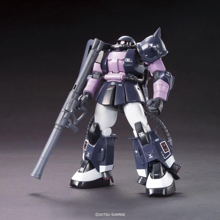 Mobile Suit Gundam HGUC MS-06R-1A Zaku II Black Tri-Stars 1/144 Scale Model Kit Gallery Image 4