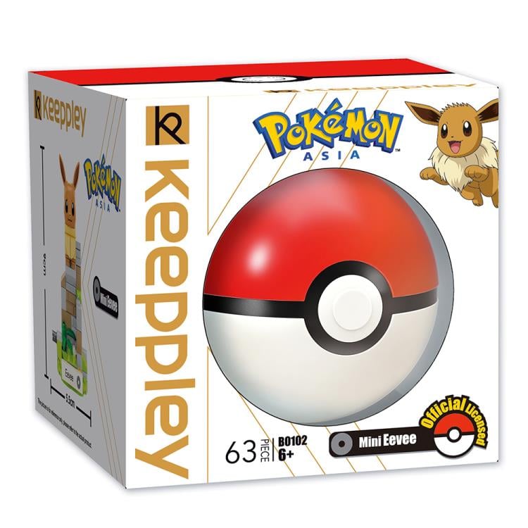 Pokemon Eevee Mini Qman Building Blocks Toy Set Gallery Image 3