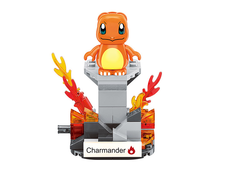 Pokemon Charmander Mini Qman Building Blocks Toy Set Gallery Image 1