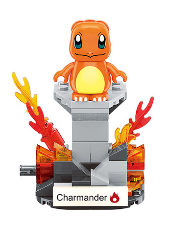 Pokemon Charmander Mini Qman Building Blocks Toy Set Gallery Image 2