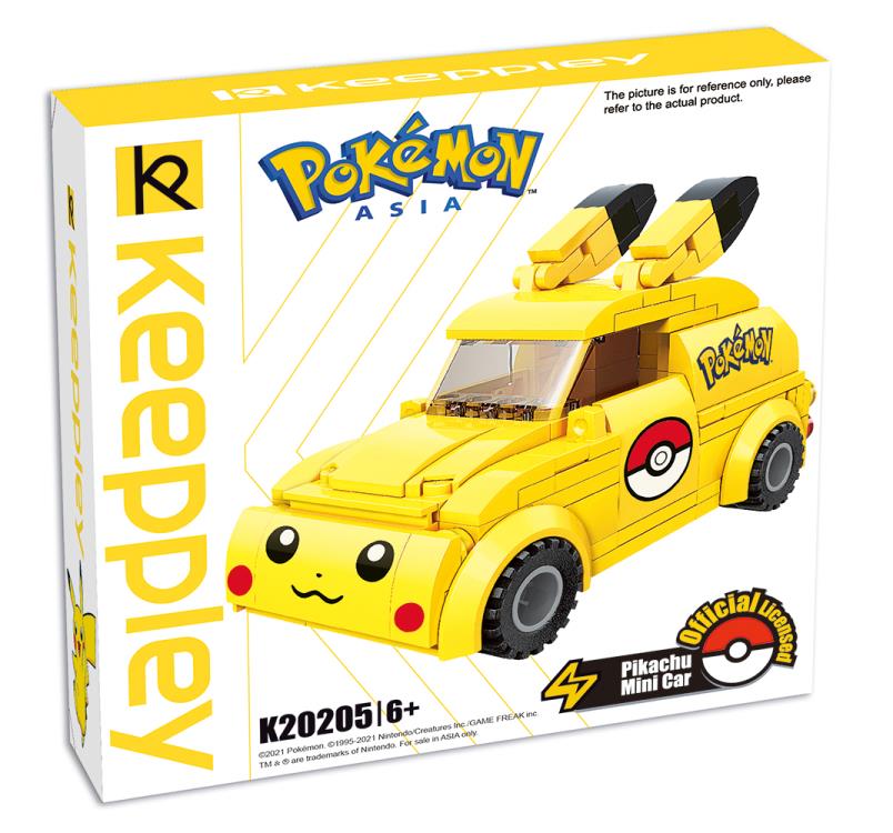 Pokemon Pikachu Minicar Qman Building Blocks Toy Set