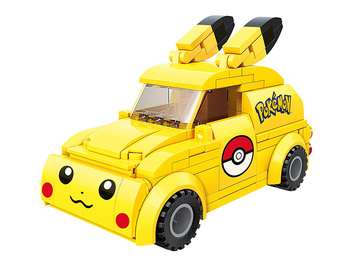 Pokemon Pikachu Minicar Qman Building Blocks Toy Set