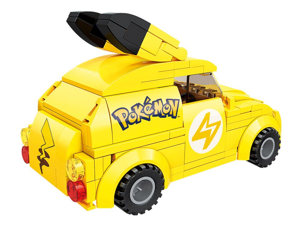Pokemon Pikachu Minicar Qman Building Blocks Toy Set