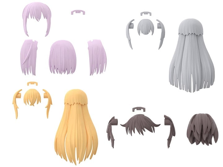 30 Minutes Sisters Option Hair Style Parts Vol. 4 Set of 4 Accessory Kits Gallery Image 1