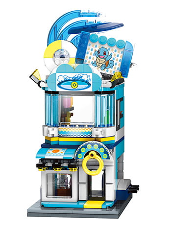 Pokemon Squirtle Swimming Store Qman Building Blocks Toy Set Gallery Image 2