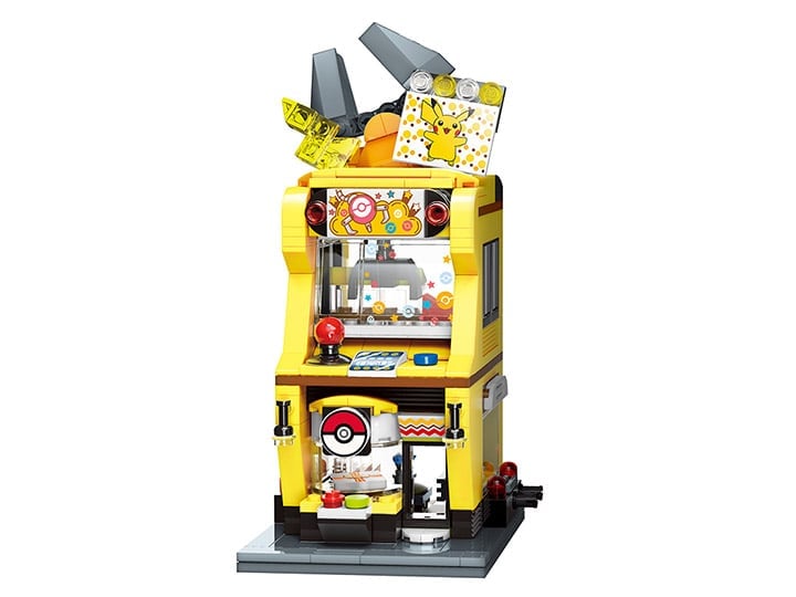 Pokemon Pikachu Claw Game Shop Qman Building Blocks Toy Set Gallery Image 1