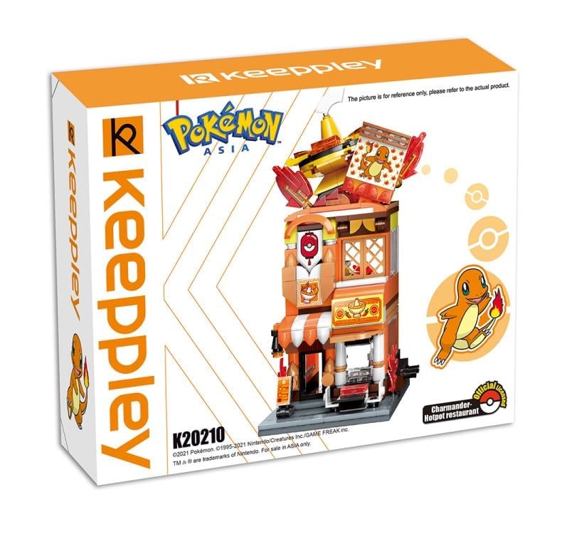 Pokemon Charmander Hotpot Restaurant Qman Building Blocks Toy Set Gallery Image 4