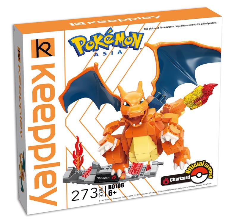 Pokemon Charizard Qman Building Blocks Toy Set Gallery Image 5