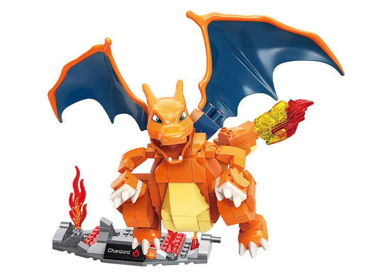 Pokemon Charizard Qman Building Blocks Toy Set Gallery Image 1