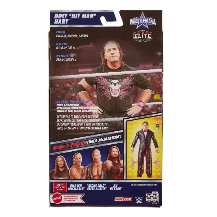 WWE WrestleMania Elite Collection Set of 4 Figures (Vince McMahon BAF) Gallery Image 30