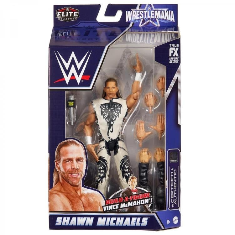 WWE WrestleMania Elite Collection Set of 4 Figures (Vince McMahon BAF) Gallery Image 18