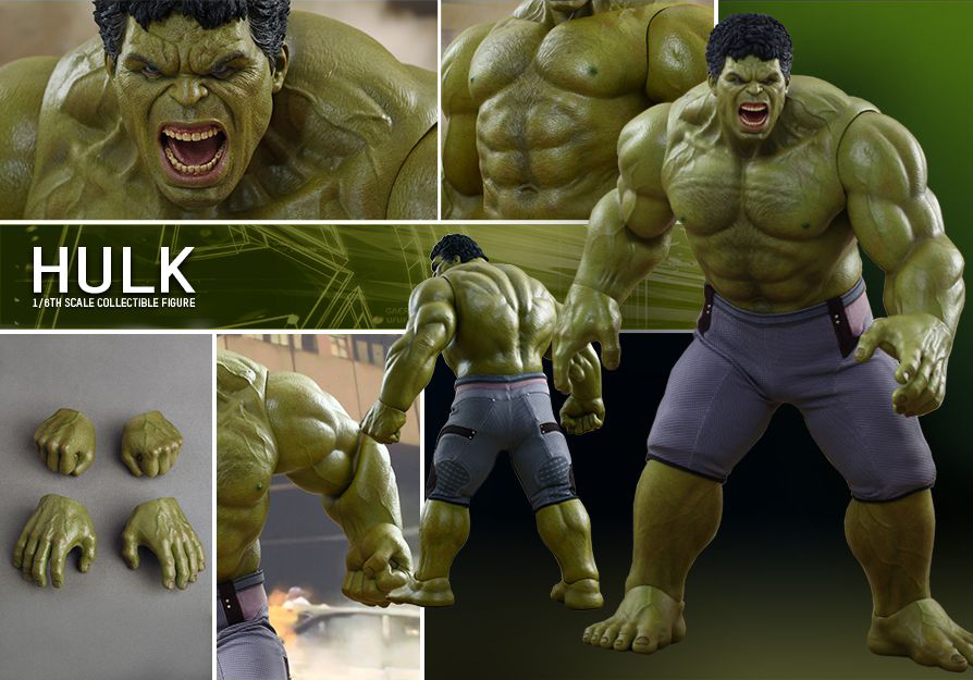 Avengers: Age of Ultron MMS286 Hulk 1/6th Scale Collectible Figure Gallery Image 2