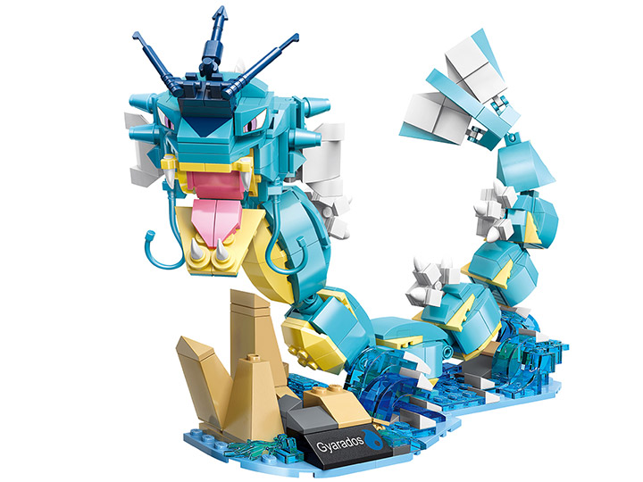 Pokemon Gyarados Qman Building Blocks Toy Set Gallery Image 1