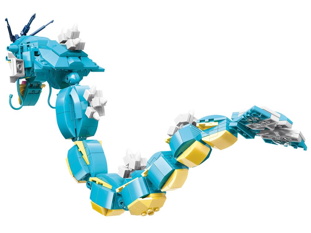 Pokemon Gyarados Qman Building Blocks Toy Set Gallery Image 4