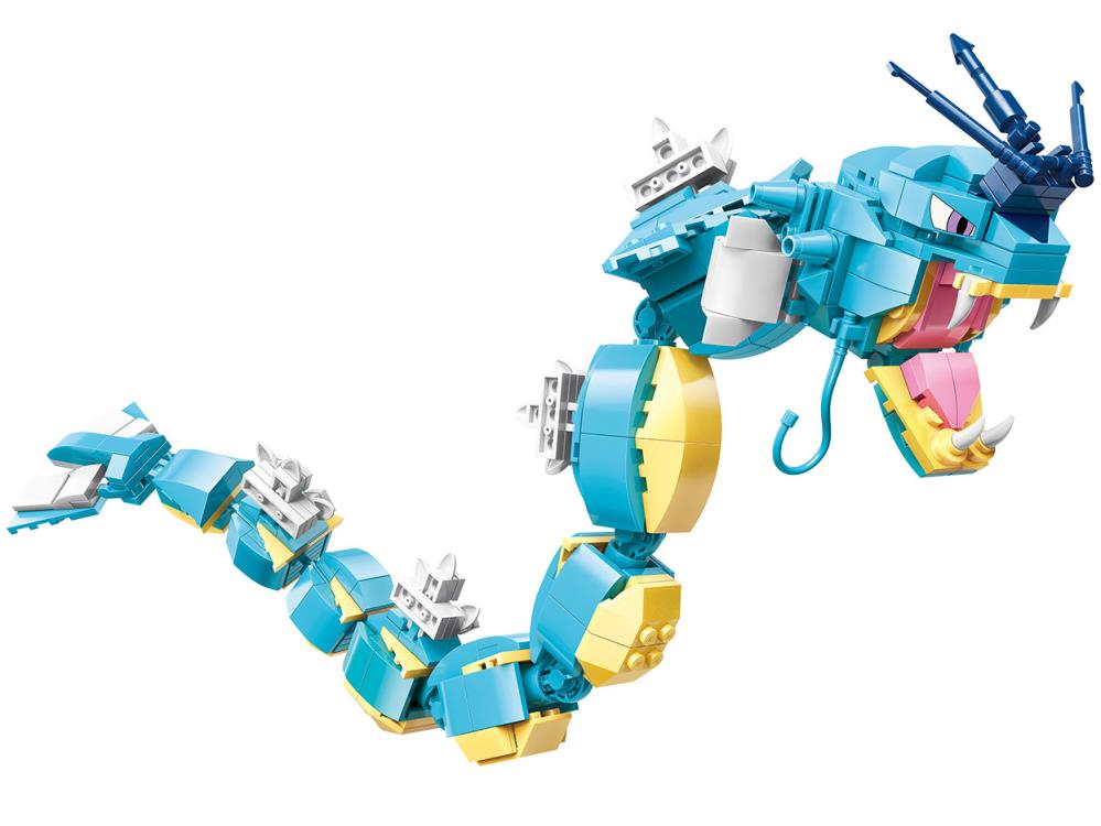 Pokemon Gyarados Qman Building Blocks Toy Set Gallery Image 3